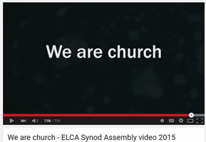 "We are church" was an idea explored by Presiding Bishop Eaton as interviewer and interviewee.