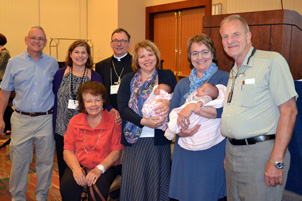 Even younger than the sweet babies in this photo is River of Grace Lutheran Church in Manassas,Virginia - received as the newest congregation in our synod.