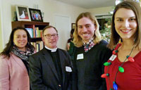 This gathering at the home of Bishop Graham helped introduce New Connections to synod leaders.