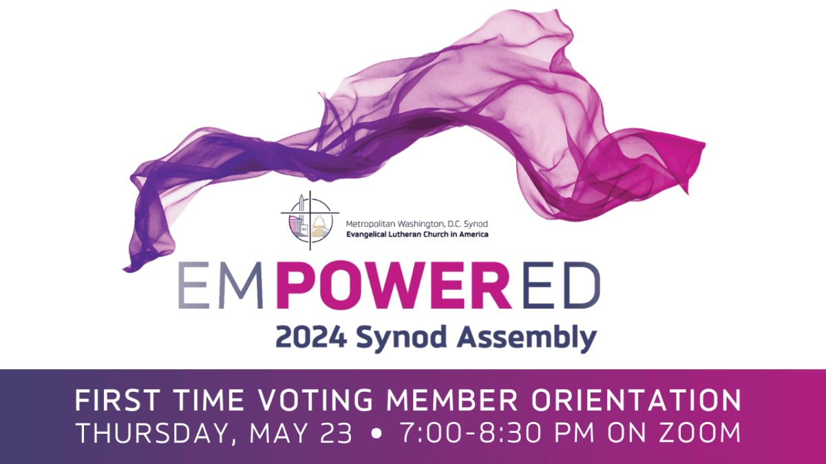 2024 Synod Assembly_First Time Voter 16x9
