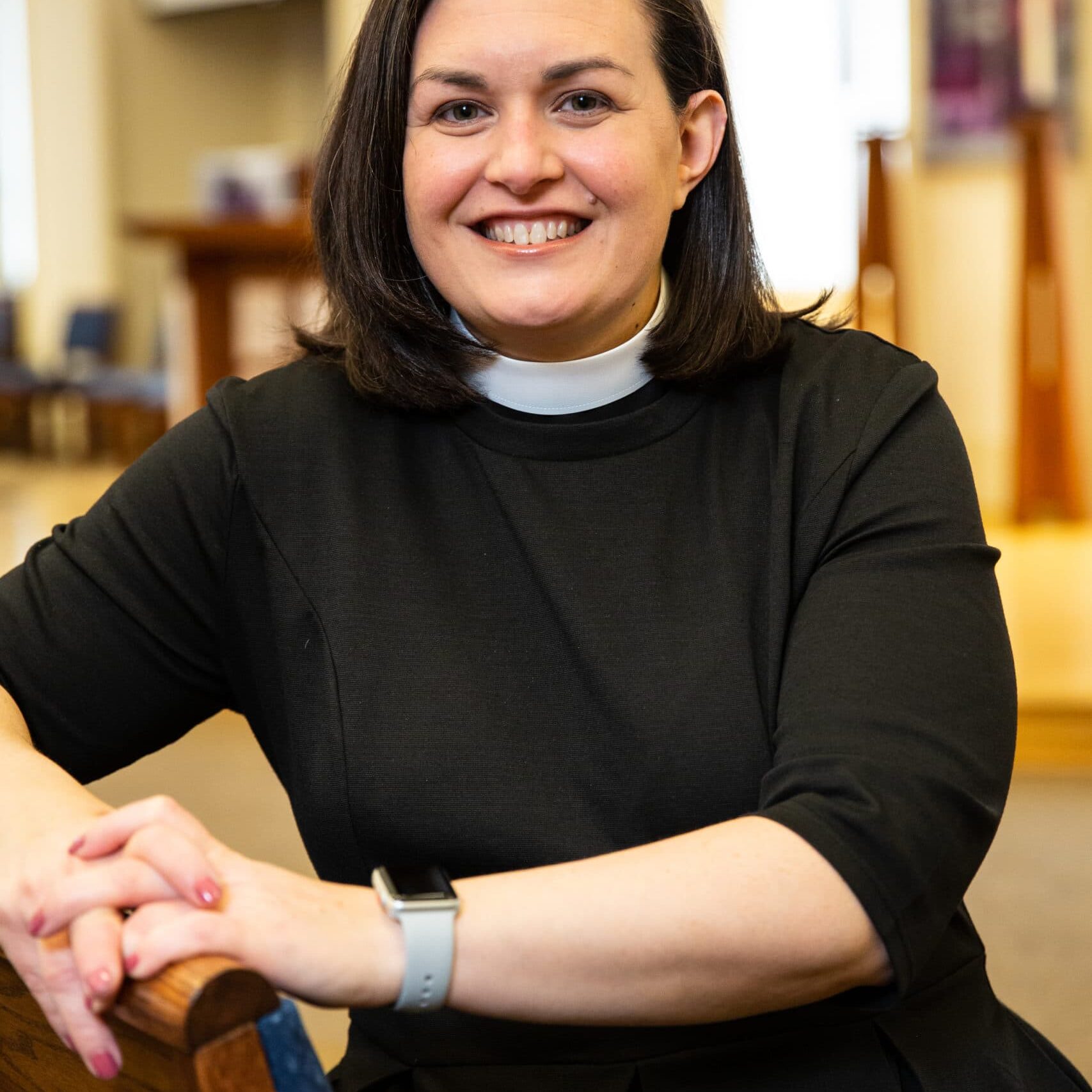 03.27.22 - Burke, Virginia - Pastor Meredith Lovell Keseley leads Abiding Presence Lutheran Church in Burke, Virginia. The church in the Metro DC Synod has a rich history of growing and funding leaders through the Fund for Leaders.