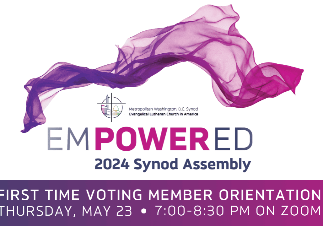 2024 Synod Assembly_First Time Voter 16x9